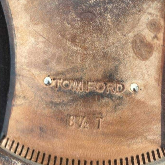 Tom Ford Brown and Cream Men's Suede Loafers Size  8 1/2 - Picture 2 of 7